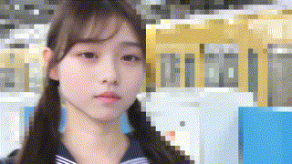 y025【半袖セーラー赤リボンちゃん025】 エロGIF 3